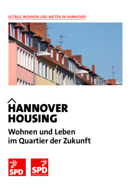 Titelblatt der Broschüre "Hannover Housing"